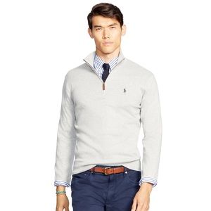 Polo Ralph Lauren XXL Pima Cotton Half Zip Sweater